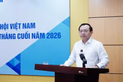 Thứ trưởng Lê Tấn Cận đề nghị Bảo hiểm xã hội Việt Nam tập trung triển khai sáu nhóm nhiệm vụ trọng tâm. (Ảnh: Vietnam+)