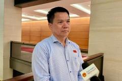 Đại biểu Dương Khắc Mai cho biết Dự án Luật Cán bộ, Công chức (sửa đổi) lần này thực sự là một bước đột phá, thể hiện tư duy đổi mới mạnh mẽ trong công tác cán bộ. (Ảnh: Vietnam+)