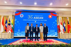 Hội nghị Tổng cục trưởng Hải quan ASEAN lần thứ 35 diễn ra từ ngày 2 đến 4/6, tại Phnom Penh, Campuchia. (Ảnh: HQ/Vietnam+)