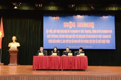 Hội nghị tập huấn cho cán bộ công chức và cộng đồng doanh nghiệp khu vực phía Bắc về Thông tư số 121/2025/TT-BTC. (Ảnh: HQ/Vietnam+)