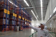 Tốc độ tăng trưởng chỉ số sản xuất công nghiệp tháng Bảy so với tháng trước của một số địa phương có sự phân hóa. (Ảnh: Vietnam+)