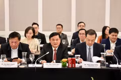 Phó Trưởng Ban Thường trực Thái Thanh Quý đánh giá cao vai trò của USABC với nỗ lực hỗ trợ cộng đồng doanh nghiệp Hoa Kỳ trong việc thúc đẩy quan hệ thương mại-đầu tư với Việt Nam. (Ảnh: Vietnam+)