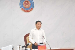 Bộ trưởng Nguyễn Văn Thắng nhấn mạnh việc hoàn thiện khung pháp lý cho lĩnh vực tài chính là nhiệm vụ trọng tâm, góp phần nâng cao hiệu lực, hiệu quả quản lý Nhà nước và thúc đẩy phát triển kinh tế-xã hội tại địa phương. (Ảnh: BTC/Vietnam+)