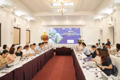 Hội thảo “Hoàn thiện pháp Luật đất đai tạo động lực phát triển trong kỷ nguyên số,” ngày 20/8. (Ảnh: Vietnam+)