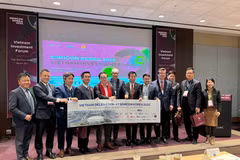 Trung tâm Đổi mới sáng tạo Quốc gia đã phối hợp với Đại sứ quán Việt Nam tại Hàn Quốc và Hiệp hội bán dẫn toàn cầu tổ chức “Diễn đàn đầu tư Việt Nam,” tại Hàn Quốc. (Ảnh: Vietnam+)