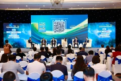 Diễn đàn Cấp cao Cố vấn tài chính Việt Nam lần thứ ba - năm 2025 (VWAS 2025) diễn ra ngày 25/9. (Ảnh: Vietnam+)