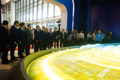 Hà Nội hướng tới phát triển bền vững qua quy hoạch 100 năm, chuyển đổi tư duy quản lý, đẩy mạnh hạ tầng, thu hút đầu tư và nâng cao hiệu quả công tác. (Ảnh: BTC/Vietnam+)