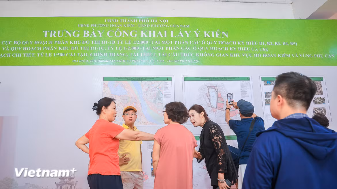 Hà Nội lấy ý kiến nhân dân về điều chỉnh Quy hoạch khu vực Hồ Gươm và phụ cận