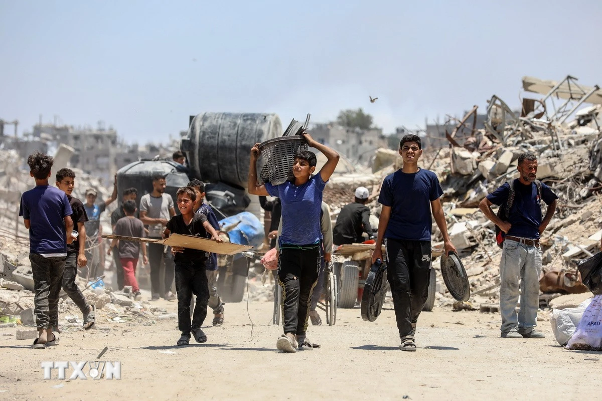 Xung đột tại Trung Đông: Người dân Dải Gaza thiếu nước trầm trọng