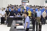 Toàn cảnh phiên tòa. (Ảnh: TTXVN phát)
