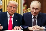 Tổng thống Mỹ Donald Trump và Tổng thống Nga Vladimir Putin. (Nguồn: New York Times)