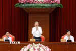 Tổng Bí thư, Chủ tịch nước Tô Lâm chủ trì cuộc gặp mặt cán bộ quy hoạch diện Bộ Chính trị quản lý. (Ảnh: Thống Nhất/TTXVN)