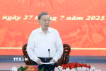 Tổng Bí thư Tô Lâm phát biểu. (Ảnh: Thống Nhất/TTXVN)