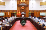 Thủ tướng Lê Minh Hưng, Trưởng Ban Chỉ đạo Trung ương thực hiện các Chương trình mục tiêu quốc gia chủ trì Phiên họp thứ nhất. (Ảnh: Dương Giang/TTXVN)