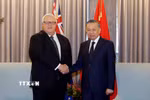 Tổng Bí thư, Chủ tịch nước Tô Lâm hội kiến Chủ tịch Quốc hội New Zealand Gerry Brownlee. (Ảnh: Thống Nhất/TTXVN)