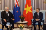 Tổng Bí thư, Chủ tịch nước Tô Lâm hội kiến Chủ tịch Quốc hội New Zealand Gerry Brownlee. (Ảnh: Thống Nhất/TTXVN)