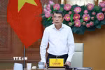 Thủ tướng Lê Minh Hưng chủ trì làm việc với lãnh đạo Bộ Khoa học và Công nghệ về thúc đẩy phát triển khoa học, công nghệ, đổi mới sáng tạo và chuyển đổi số. (Ảnh: Dương Giang/TTXVN)