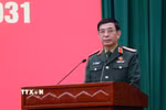 Phó Thủ tướng, Bộ trưởng Quốc phòng Phan Văn Giang. (Ảnh: Trần Trang/TTXVN)
