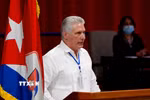 Chủ tịch Cuba Miguel Díaz-Canel Bermúdez. (Ảnh: THX/TTXVN)