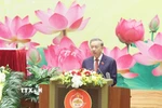 Tổng Bí thư Tô Lâm phát biểu chỉ đạo Đại hội đại biểu Đảng bộ Quốc hội lần thứ nhất. (Ảnh: Thống Nhất/TTXVN)