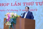 Thủ tướng Phạm Minh Chính chủ trì phiên họp. (Ảnh: Dương Giang/TTXVN)
