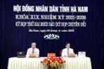 Quang cảnh Kỳ họp thứ 26 (Kỳ họp chuyên đề) Hội đồng Nhân dân tỉnh Hà Nam khóa 19. (Ảnh: