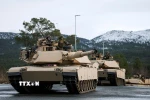 Xe tăng M1 Abrams của Mỹ. Ảnh: AFP/TTXVN