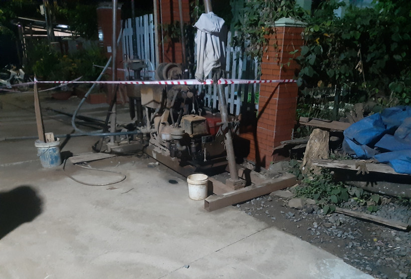 Hiện trường vụ án. (Ảnh: TTXVN phát)