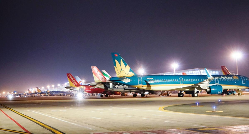 Các hãng hàng hàng không Việt Nam đã chịu thiệt hại rất lớn sau việc phải đóng cửa các đường bay đến Trung Quốc. (Ảnh: CTV/Vietnam+)