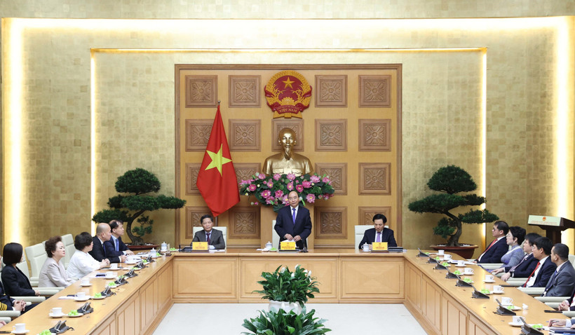 Thủ tướng Nguyễn Xuân Phúc phát biểu. (Ảnh: Thống Nhất/TTXVN)