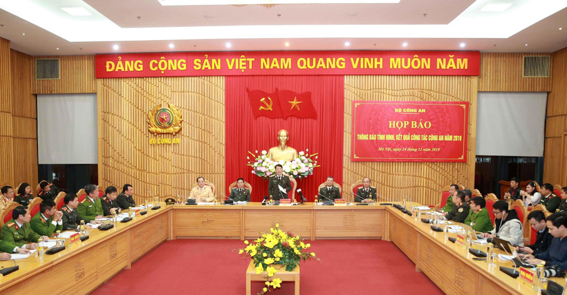 Quang cảnh họp báo. (Ảnh: Doãn Tấn/TTXVN)