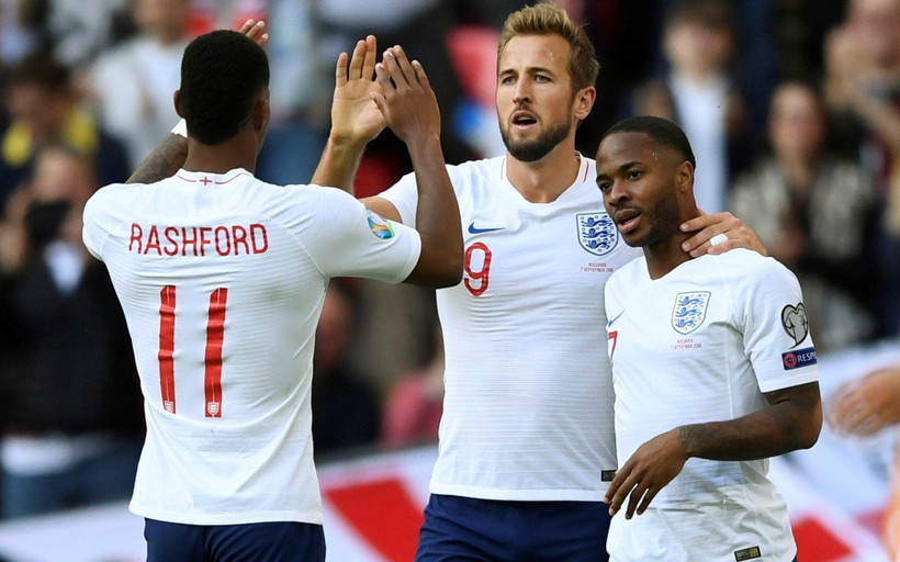 Nhiều ngôi sao góp mặt trong thành phần tuyển Anh dự EURO 2020. (Nguồn: Reuters)