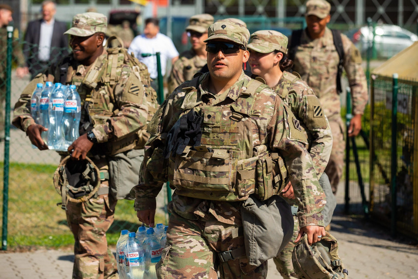 Binh sỹ quân đội Mỹ. (Ảnh: AFP/TTXVN)