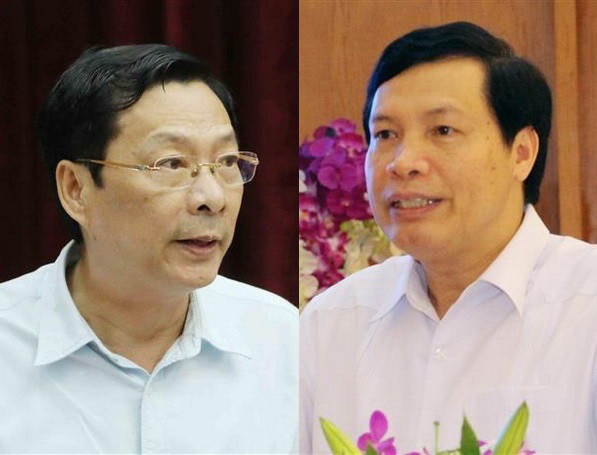 Ông Nguyễn Văn Đọc (trái) và ông Nguyễn Đức Long. (Nguồn: TTXVN)