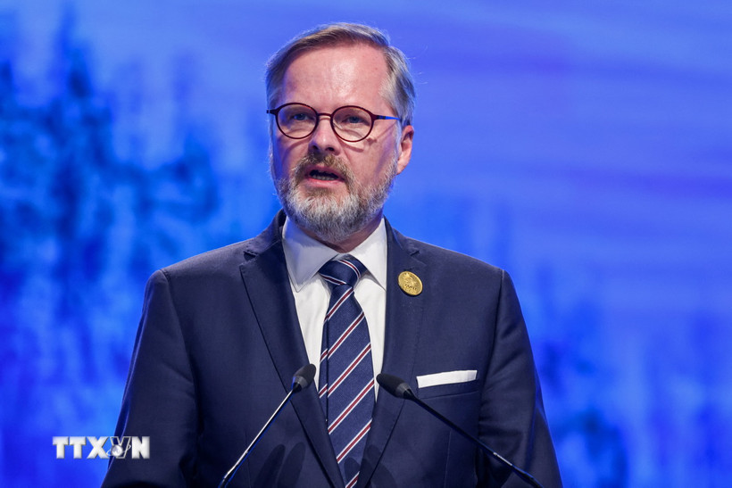 Thủ tướng Cộng hòa Séc Petr Fiala. (Nguồn: AFP/TTXVN)