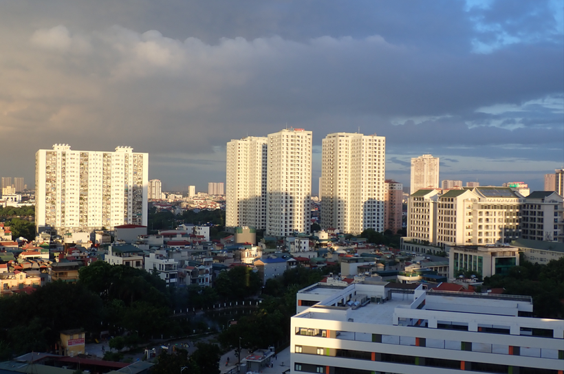 Thị trường bất động sản từ đầu năm 2024 đến nay cũng đã có dấu hiệu chuyển biến tích cực. (Ảnh: Hùng Võ/Vietnam+)