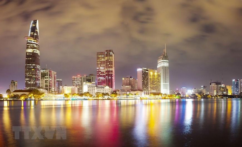 Sau 45 năm Giải phóng miền Nam, thống nhất đất nước, Thành phố Hồ Chí Minh đã có những bước phát triển nhanh và bền vững. (Ảnh: Trọng Đạt/TTXVN)