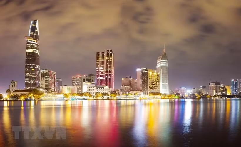 Sau 45 năm Giải phóng miền Nam, thống nhất đất nước, Thành phố Hồ Chí Minh đã có những bước phát triển nhanh và bền vững. (Ảnh: Trọng Đạt/TTXVN)