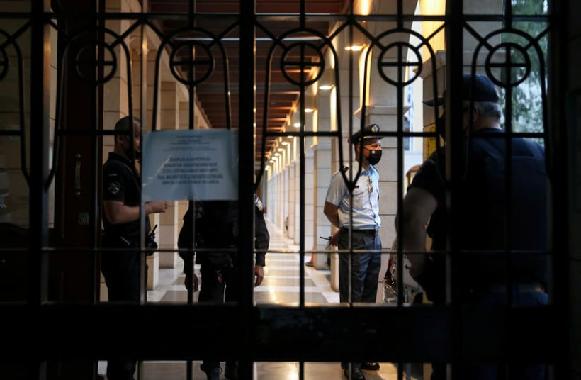 Cảnh sát Hy Lạp. (Nguồn: REUTERS/COSTAS BALTAS)