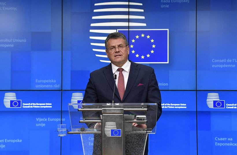 Chủ tịch Ủy ban châu Âu (EC) Maros Sefcovic. (Ảnh: AFP/TTXVN)