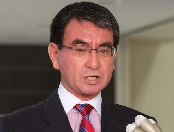 Ngoại trưởng Nhật Bản Taro Kono sẽ gặp người đồng cấp Nga Sergey Lavrov. (Ảnh: AFP/TTXVN) 