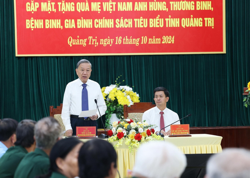 Tổng Bí thư, Chủ tịch nước Tô Lâm phát biểu. (Ảnh: Lâm Khánh/TTXVN)