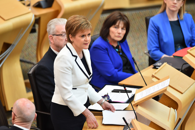 Thủ hiến Scotland Nicola Sturgeon. (Ảnh: AFP/TTXVN)