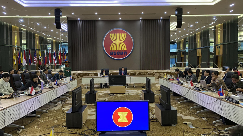 Việt Nam chủ trì cuộc họp đầu tiên Ủy ban các đại diện thường trực tại ASEAN. (Ảnh: Hữu Chiến/TTXVN)