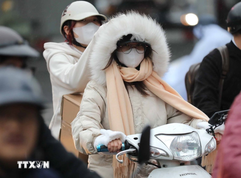 Đêm 26, ngày 27/12, bộ phận không khí lạnh tăng cường sẽ ảnh hưởng đến phía Đông Bắc Bộ, Bắc Trung Bộ. (Nguồn: TTXVN)