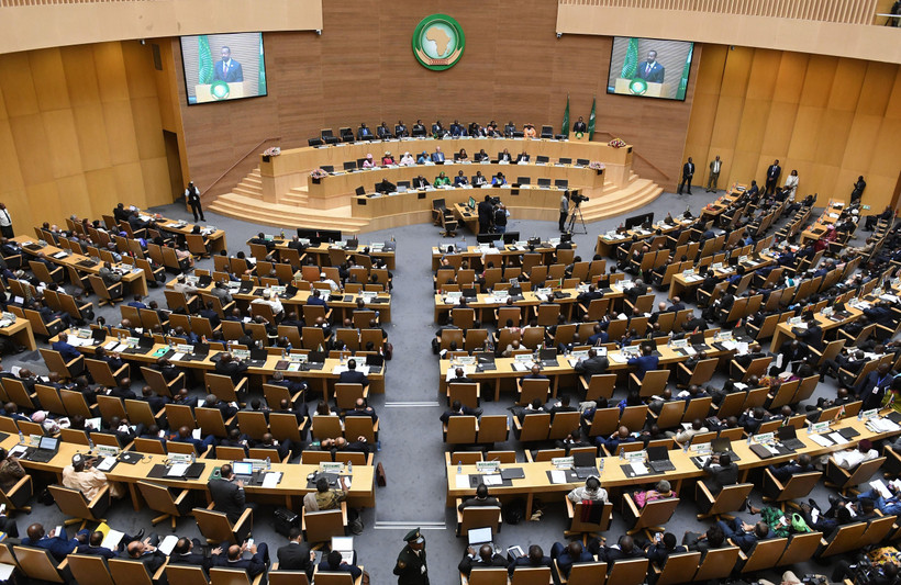 Toàn cảnh một phiên họp Hội đồng Liên minh châu Phi (AU) tại Addis Ababa, Ethiopia, ngày 17/11/2018. (Ảnh: AFP/TTXVN)