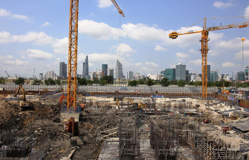 Thị trường bất động sản tiếp tục là điểm sáng thu hút đầu tư. (Ảnh: Hùng Võ/Vietnam+)