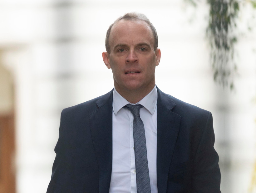 Ngoại trưởng Anh Dominic Raab. (Ảnh: THX/ TTXVN)