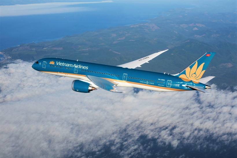 Máy bay của hãng hàng không Vietnam Airlines. (Ảnh:CTV/Vietnam+)