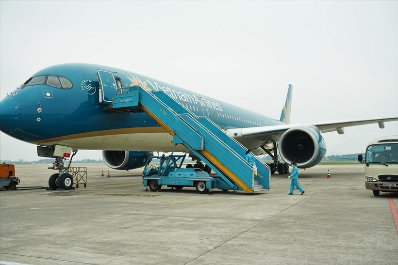 Vietnam Airlines và các đơn vị thành viên ưu tiên bố trí tối đa nguồn lực để đầu tư dịch vụ sân bay Long Thành. (Ảnh: CTV/Vietnam+)